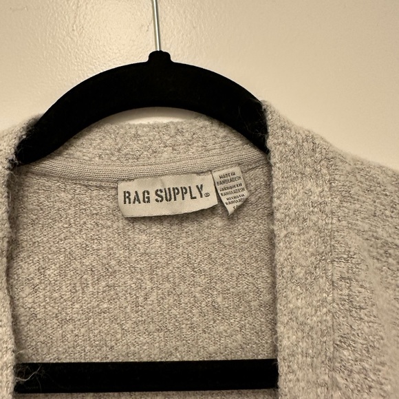 Rag Supply Long Cardigan with Side slits - Picture 3 of 3